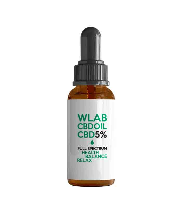 Olio CBD Full Spectrum 5% 10ml Olio CBD Full Spectrum 5% Singola WLAB Olio CBD